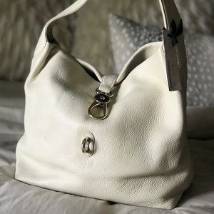 Dooney logo lock hobo